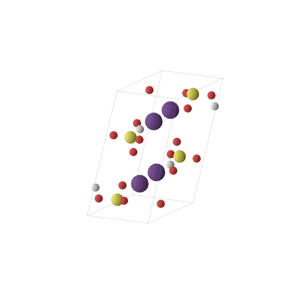 Crystal structure of CsHSO4 (monoclinic, P21/c (No. 14))