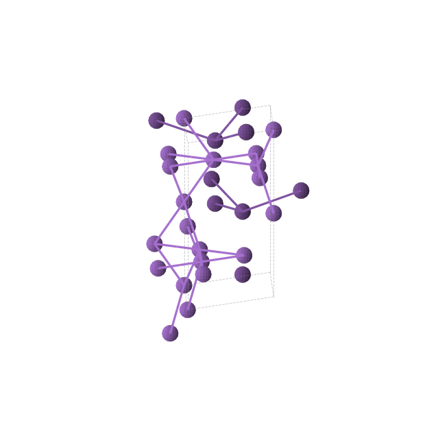 Crystal structure of CsK2 (hexagonal, P63/mmc (No. 194))