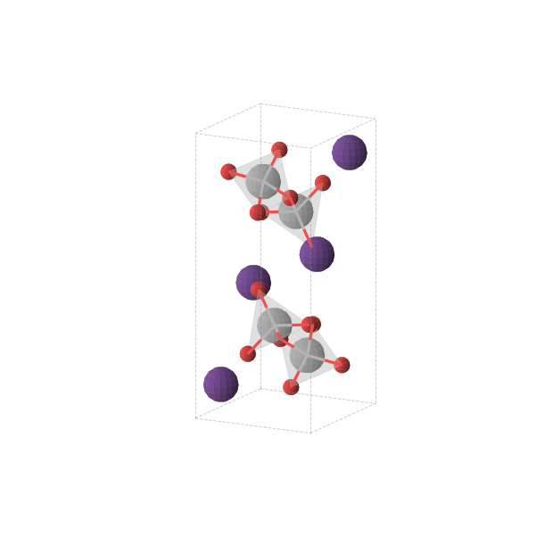 Crystal structure of CsVO3 (orthorhombic, Pbcm (No. 57))