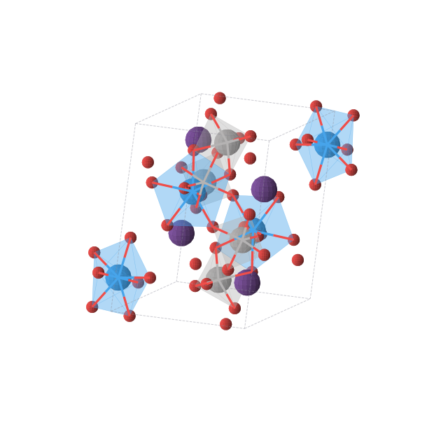 Crystal structure of Cs4O24U4V4 (monoclinic, P21/c (No. 14))