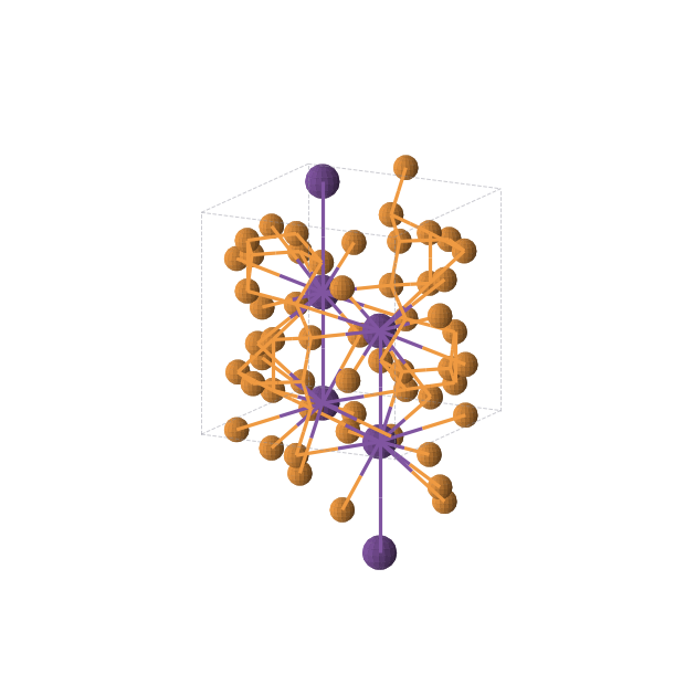 Crystal structure of CsP7 (orthorhombic, Pbcm (No. 57))