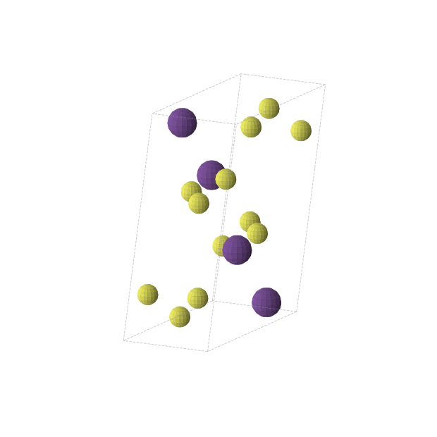 Crystal structure of CsS3 (triclinic, P-1 (No. 2))