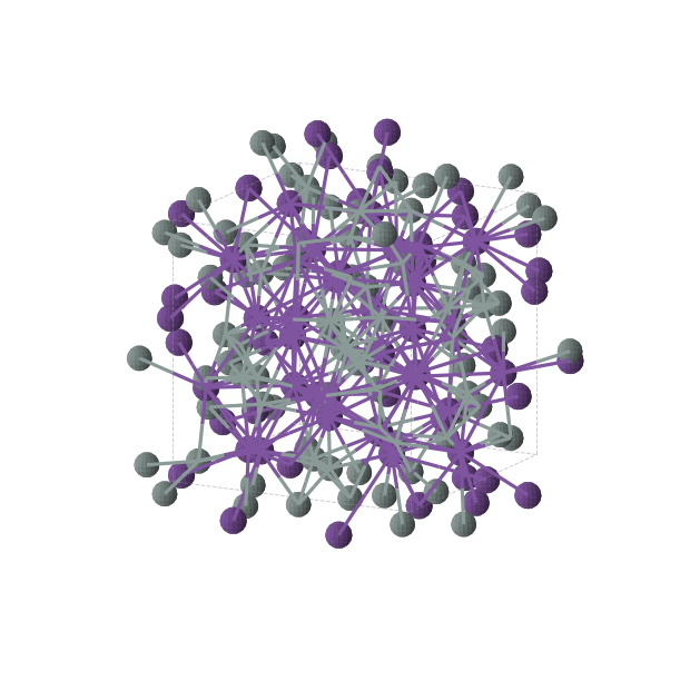 Crystal structure of CsSn (cubic, P-43n (No. 218))