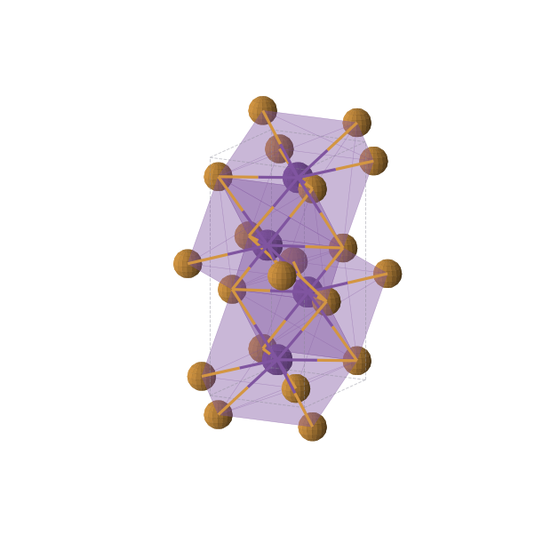 Crystal structure of CsTe (orthorhombic, Pbam (No. 55))