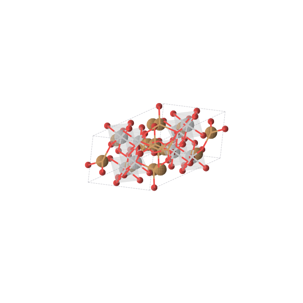 Crystal structure of TiCu2O3 (monoclinic, C2/c (No. 15))