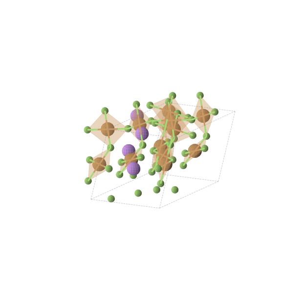 Crystal structure of LiCu3F7 (monoclinic, C2/c (No. 15))