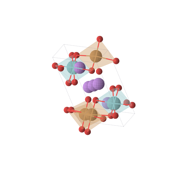 Crystal structure of Li5Nb2Cu3O10 (triclinic, P-1 (No. 2))