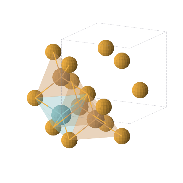 Crystal structure of NbCu3Se4 (cubic, P-43m (No. 215))