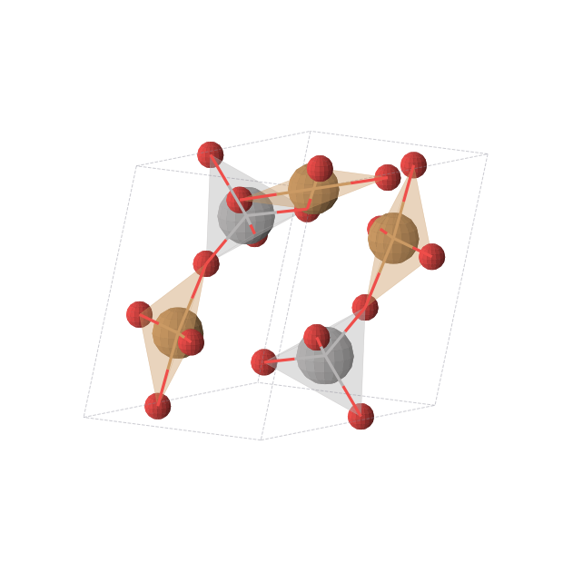 Crystal structure of V2Cu3O8 (triclinic, P-1 (No. 2))