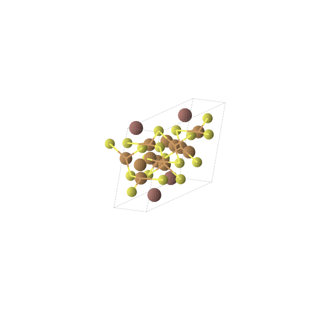 Crystal structure of TlCu3S2 (monoclinic, C2/m (No. 12))