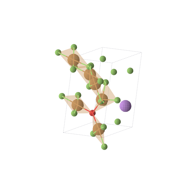Crystal structure of LiCu6OF11 (triclinic, P1 (No. 1))