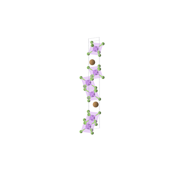 Crystal structure of Li3CuF4 (hexagonal, P63/mmc (No. 194))