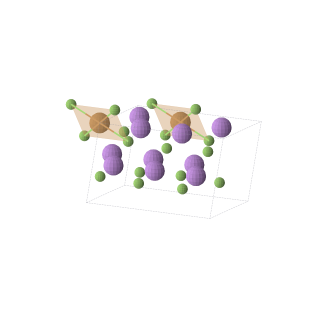 Crystal structure of Li5CuF6 (monoclinic, C2/m (No. 12))