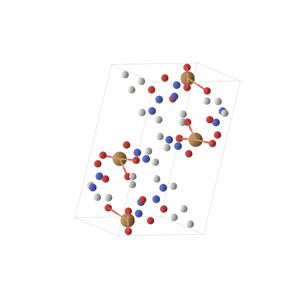 Crystal structure of Cu4H24N16O20 (monoclinic, C2/c (No. 15))