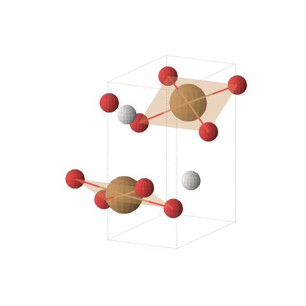 Crystal structure of CuHO2 (orthorhombic, Pmn21 (No. 31))