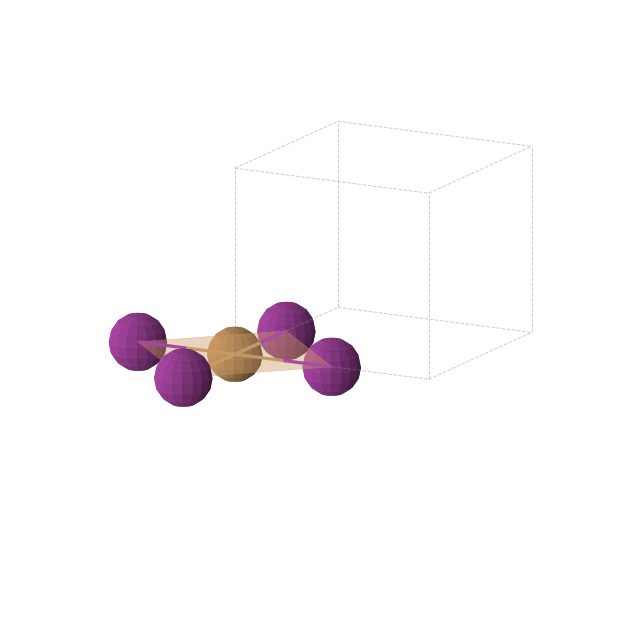 Crystal structure of CuI2 (tetragonal, P4/mmm (No. 123))