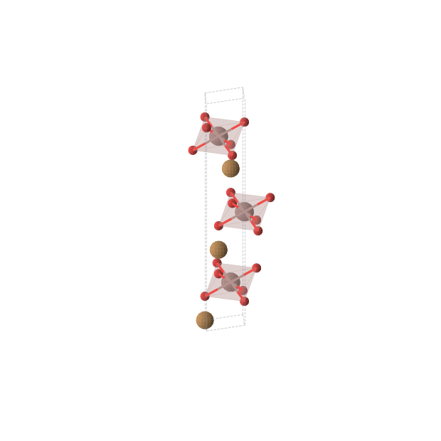 Crystal structure of InCuO2 (trigonal, R-3m (No. 166))