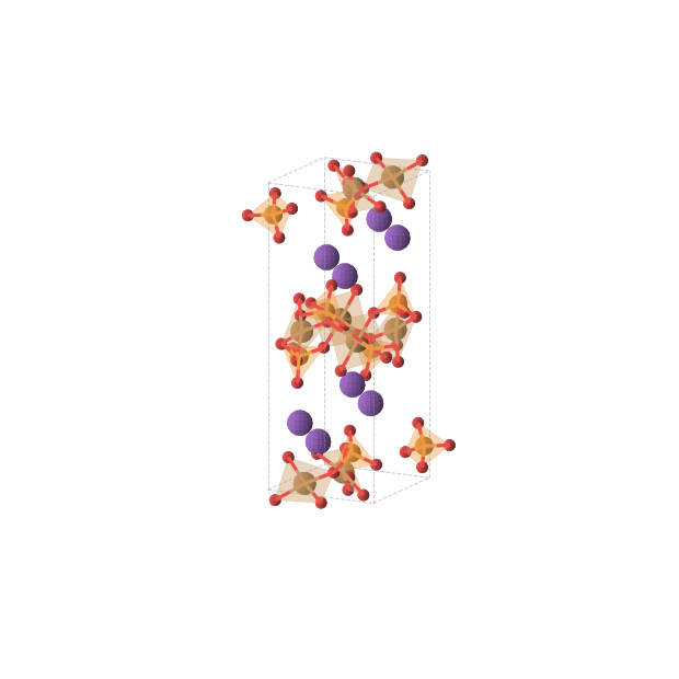 Crystal structure of Cu4K4O16P4 (orthorhombic, Pbca (No. 61))