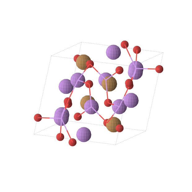 Crystal structure of Li3CuO2 (monoclinic, Cm (No. 8))