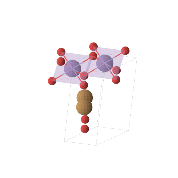 Crystal structure of MnCuO2 (monoclinic, C2/m (No. 12))