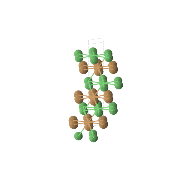 Crystal structure of CuNi (trigonal, R-3m (No. 166))
