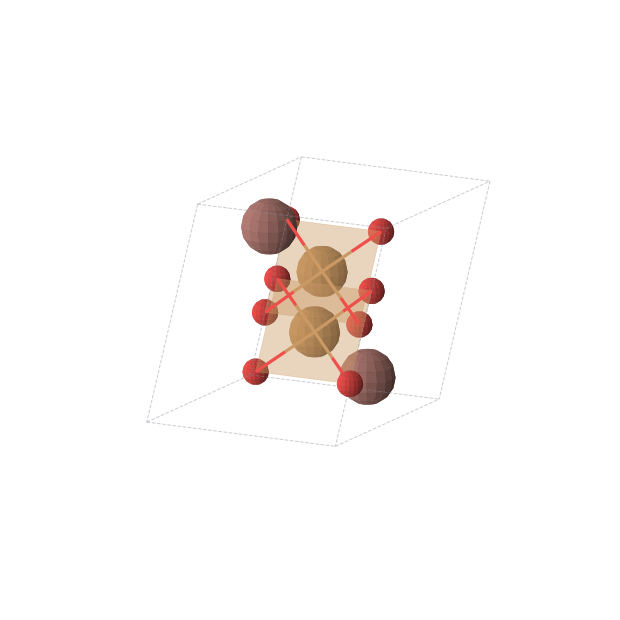 Crystal structure of TlCuO2 (monoclinic, P21/m (No. 11))