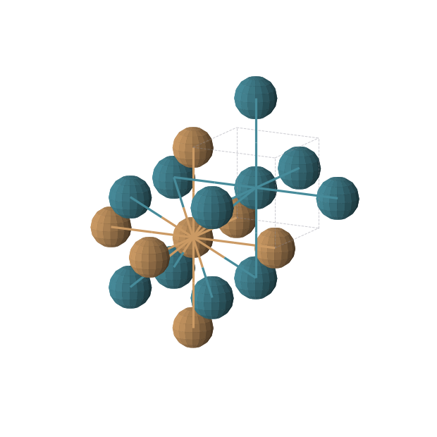Crystal structure of CuPd (cubic, Pm-3m (No. 221))