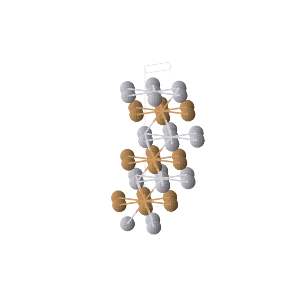 Crystal structure of Cu6Pt6 (trigonal, R-3m (No. 166))