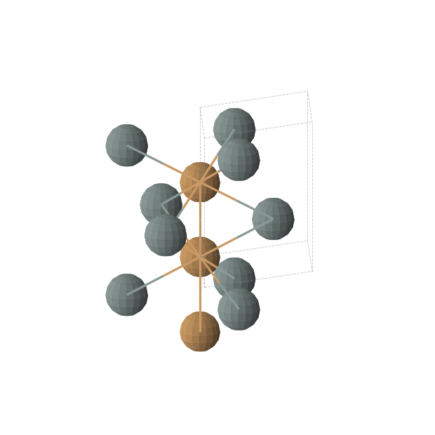 Crystal structure of CuSn (hexagonal, P63/mmc (No. 194))