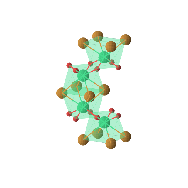 Crystal structure of Er2TeO2 (tetragonal, I4/mmm (No. 139))