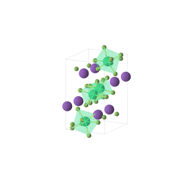 Crystal structure of K2ErF5 (orthorhombic, Pnma (No. 62))