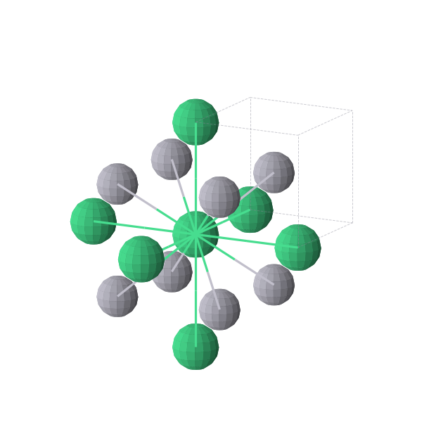 Crystal structure of ErHg (cubic, Pm-3m (No. 221))