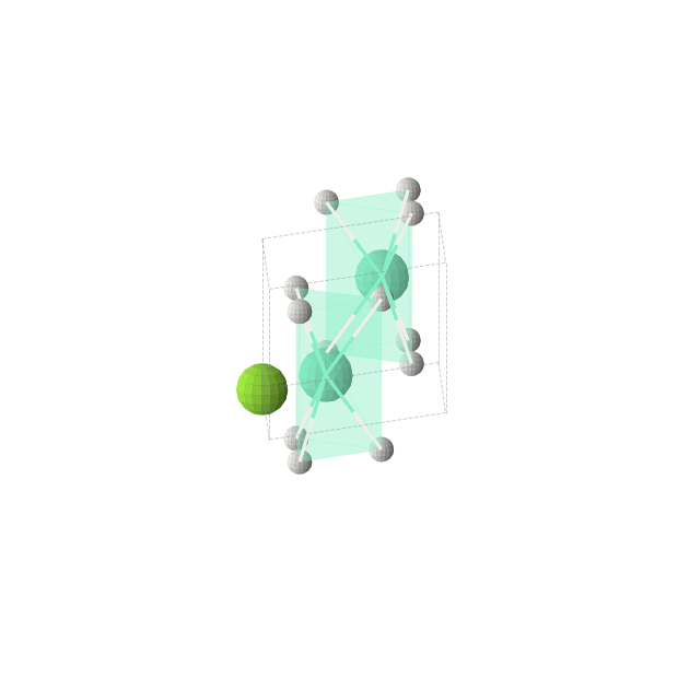 Crystal structure of Eu2MgH6 (trigonal, P-3m1 (No. 164))
