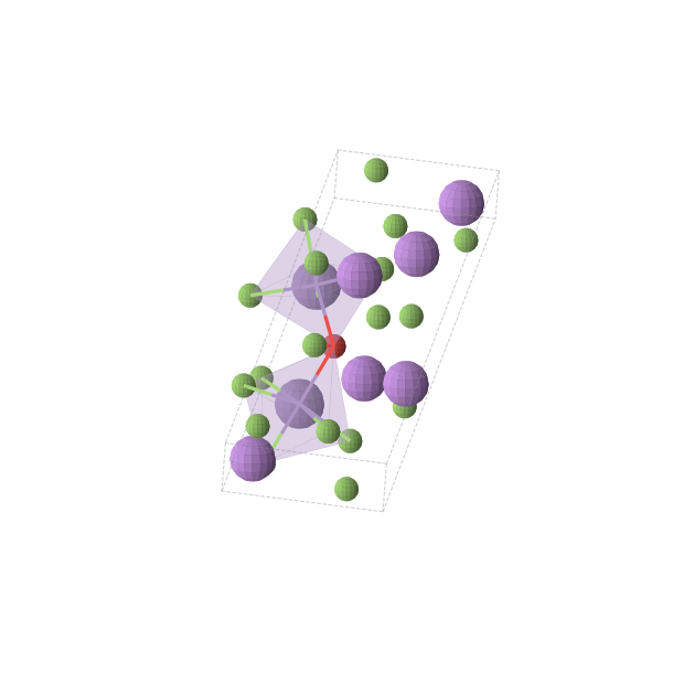 Crystal structure of Li6Mn2OF11 (triclinic, P1 (No. 1))