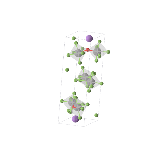 Crystal structure of LiV3OF11 (monoclinic, P21 (No. 4))