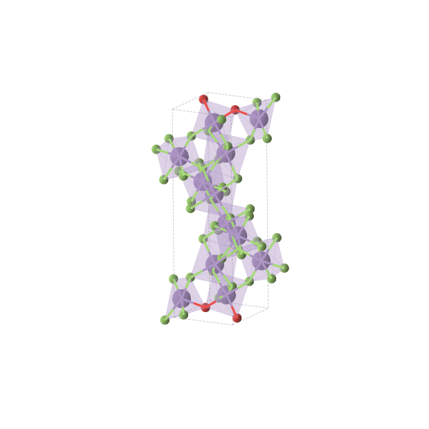 Crystal structure of Mn6OF11 (triclinic, P-1 (No. 2))