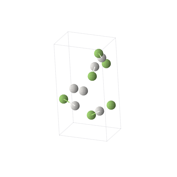 Crystal structure of H3F2 (triclinic, P1 (No. 1))