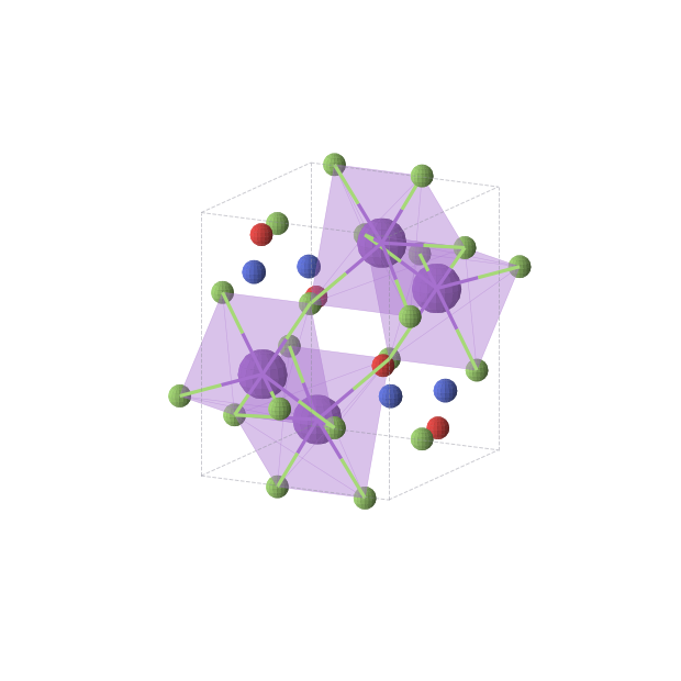 Crystal structure of F8K4N4O4 (orthorhombic, Pnma (No. 62))