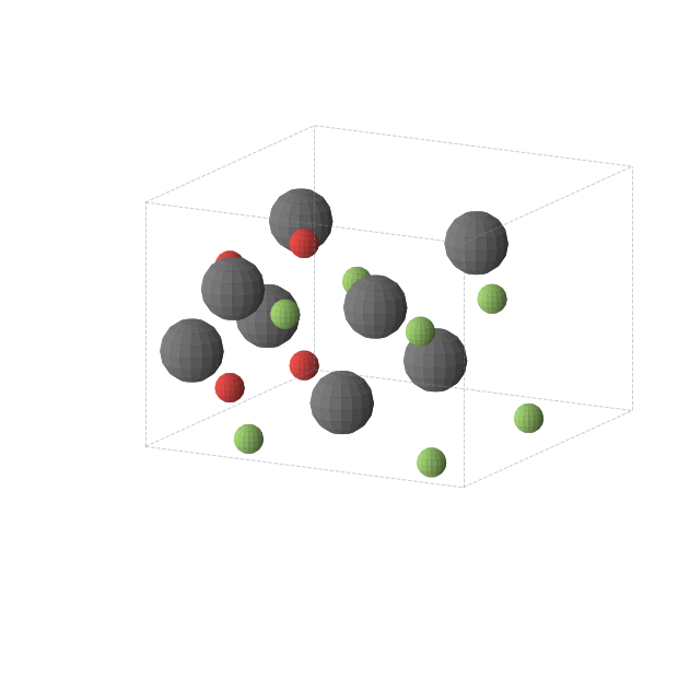 Crystal structure of F8O4Pb8 (tetragonal, P42/nmc (No. 137))
