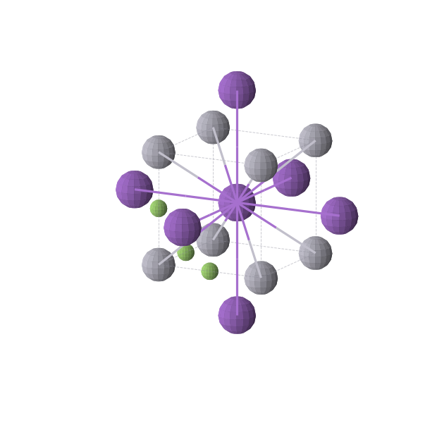 Crystal structure of F3HgK (cubic, Pm-3m (No. 221))