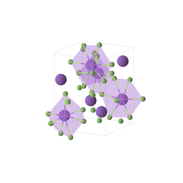 Crystal structure of KF3 (orthorhombic, P212121 (No. 19))