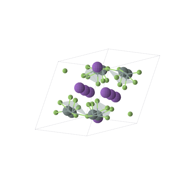 Crystal structure of F36K12Sn12 (triclinic, P-1 (No. 2))