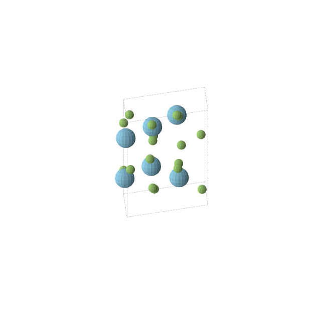 Crystal structure of LaF3 (trigonal, P-3c1 (No. 165))