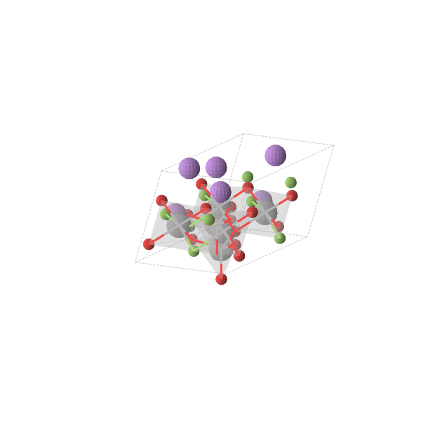 Crystal structure of F3Li3O5V3 (monoclinic, Cm (No. 8))