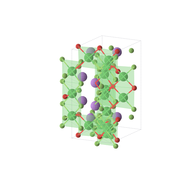 Crystal structure of LiNi2OF3 (orthorhombic, Imm2 (No. 44))