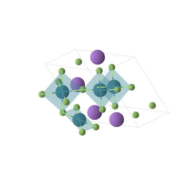 Crystal structure of NaPdF3 (triclinic, P-1 (No. 2))