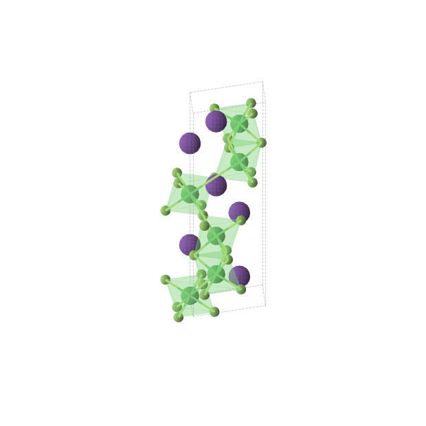Crystal structure of RbNiF3 (hexagonal, P63/mmc (No. 194))