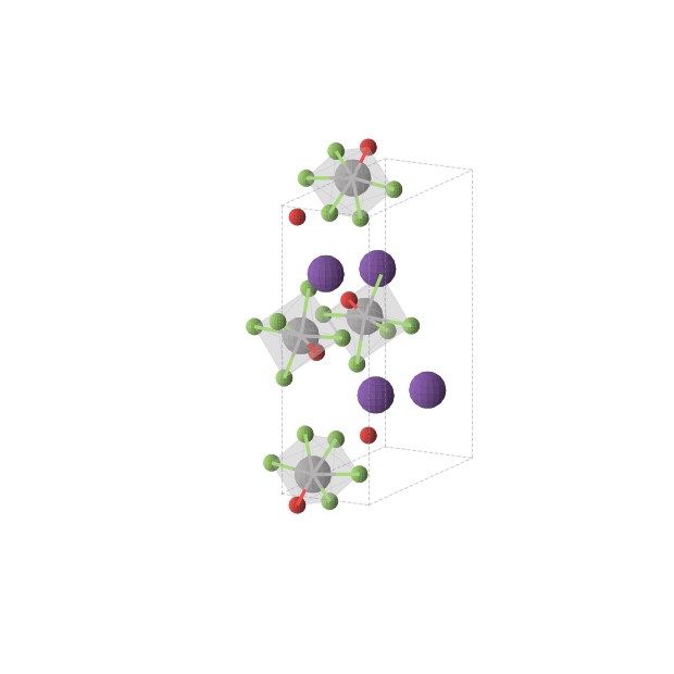 Crystal structure of F12O4Rb4V4 (orthorhombic, Pbam (No. 55))