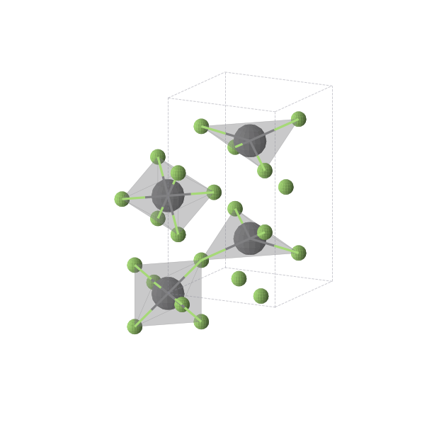 Crystal structure of PbF3 (tetragonal, P42/mcm (No. 132))