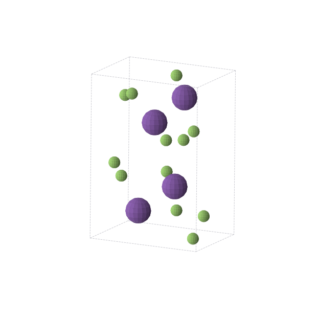 Crystal structure of RbF3 (monoclinic, P21 (No. 4))